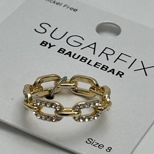 BaubleBar Gold and Silver Chain Earrings